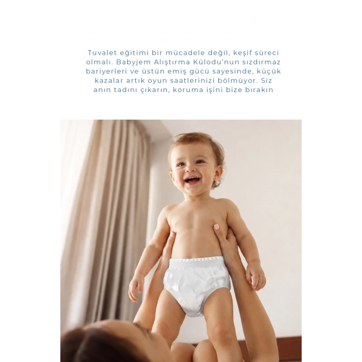 Babyjem Alıştırma Külodu 2li Set 3 Yaş Beyaz