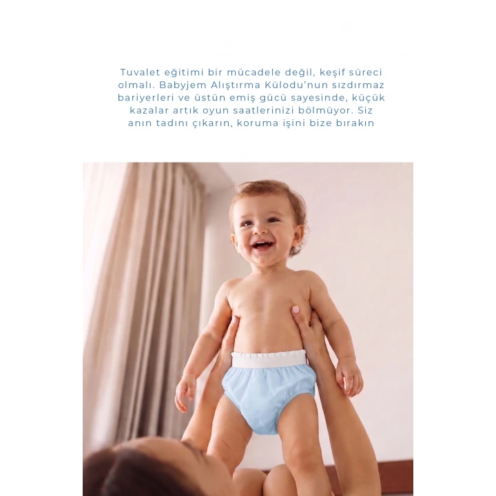 Babyjem Alıştırma Külodu 2li Set 2 Yaş Mavi