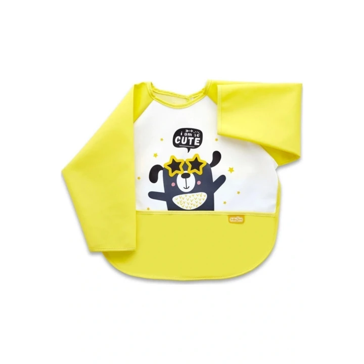 Babyjem Poli Muşamba Kollu Mama Önlüğü Outlet