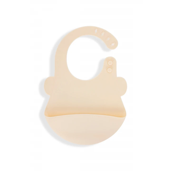 Babyjem Silikon Önlük Ekru