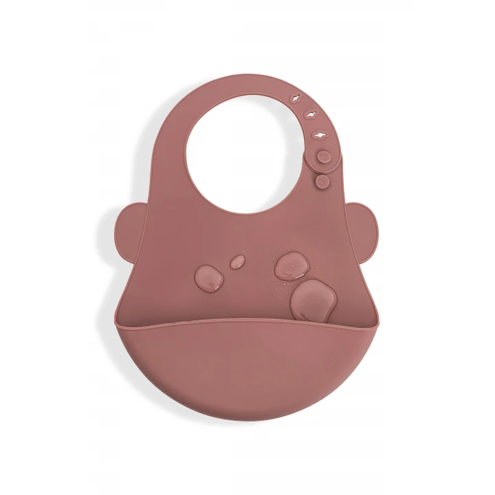 Babyjem Silikon Önlük Mocha