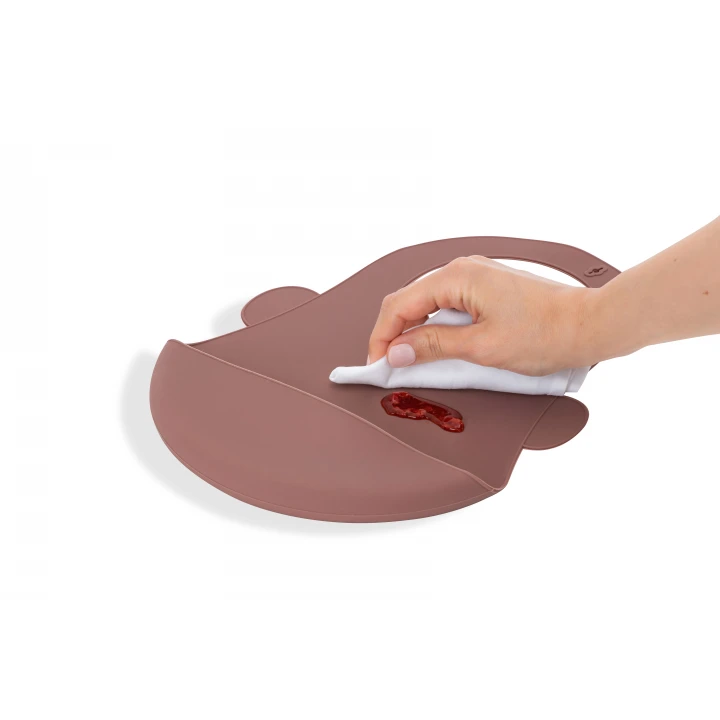 Babyjem Silikon Önlük Mocha