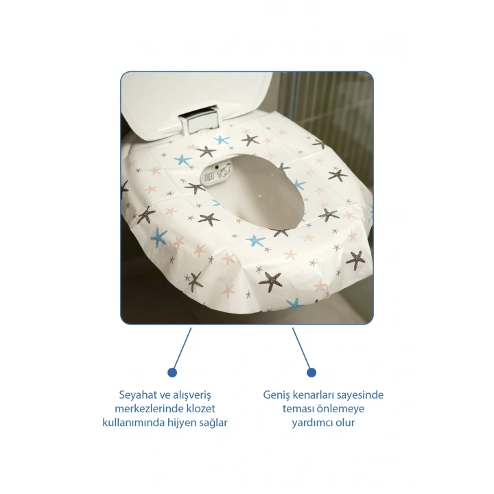 Babyjem 924 Atılabilir Klozet Örtüsü 30 Adet