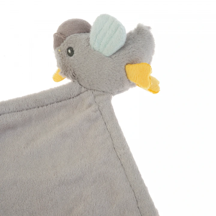 Babyjem 926 Birdy Diş Kaşıyıcılı + Silikon Emzik Hediyeli Uyku Arkadaşım Kahve