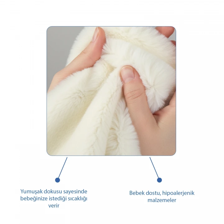 Babyjem 926 Birdy Diş Kaşıyıcılı + Silikon Emzik Hediyeli Uyku Arkadaşım Mavi 