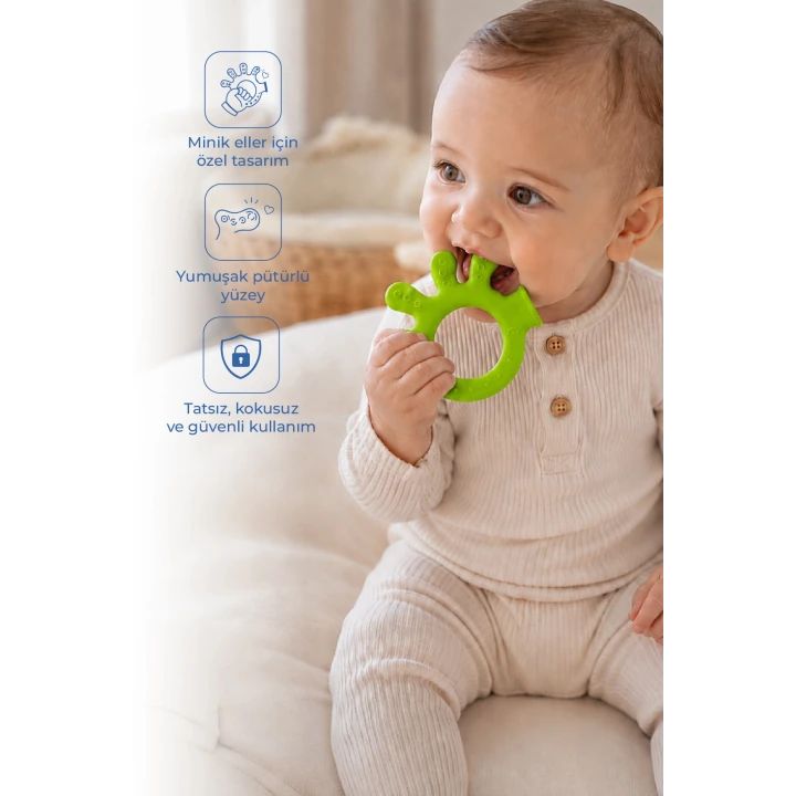 Babyjem Ahtapot Diş Kaşıyıcı Açık Yeşil