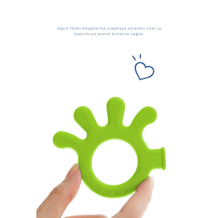 Babyjem Ahtapot Diş Kaşıyıcı Açık Yeşil