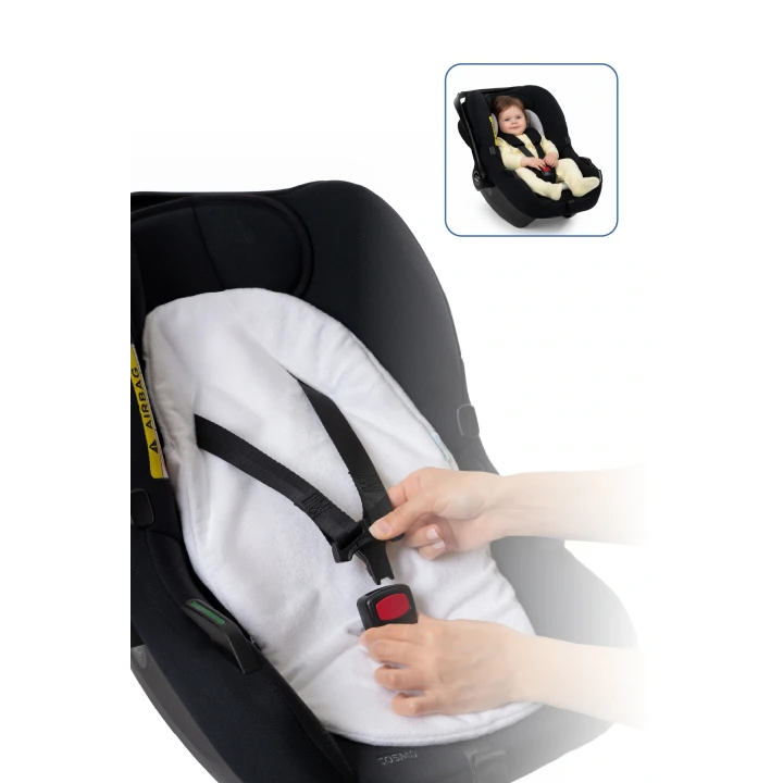 Babyjem Ana Kucağı Bel Desteği Havlu Beyaz