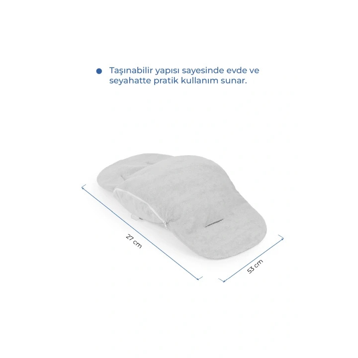 Babyjem Ana Kucağı Bel Desteği Havlu Beyaz