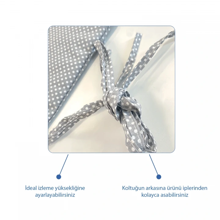 Babyjem Araç Içi Telefon Askılığı Gri Puanlı