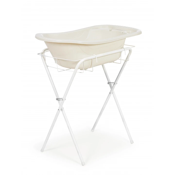 Babyjem Ayaklı Bebek Banyo Küvet Seti 7 Parça Kum Beji