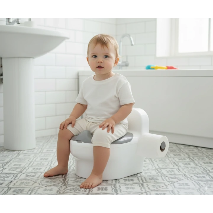 Babyjem Bebeğimin İlk Tuvaleti Sifon Sesli Lazımlık Oturak