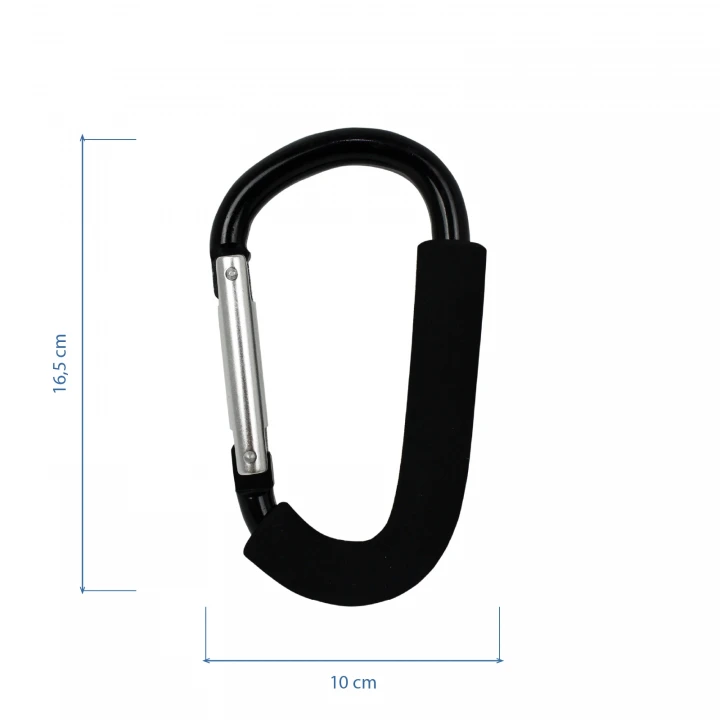 Babyjem Bebek Arabası Aksesuar 2 Parça Set Telefon Tutucu + Kanca XL