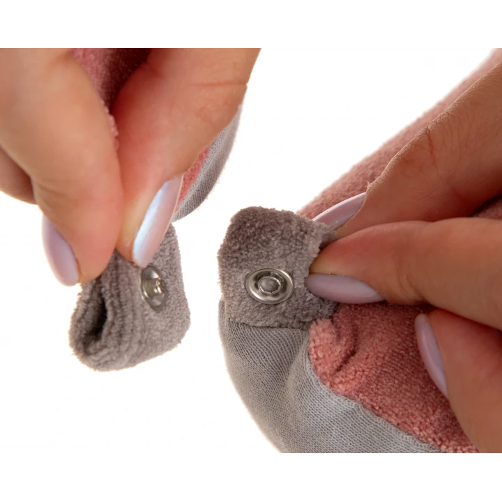 Babyjem Bebek Boyun Koruyucu Yastık Gül Kurusu