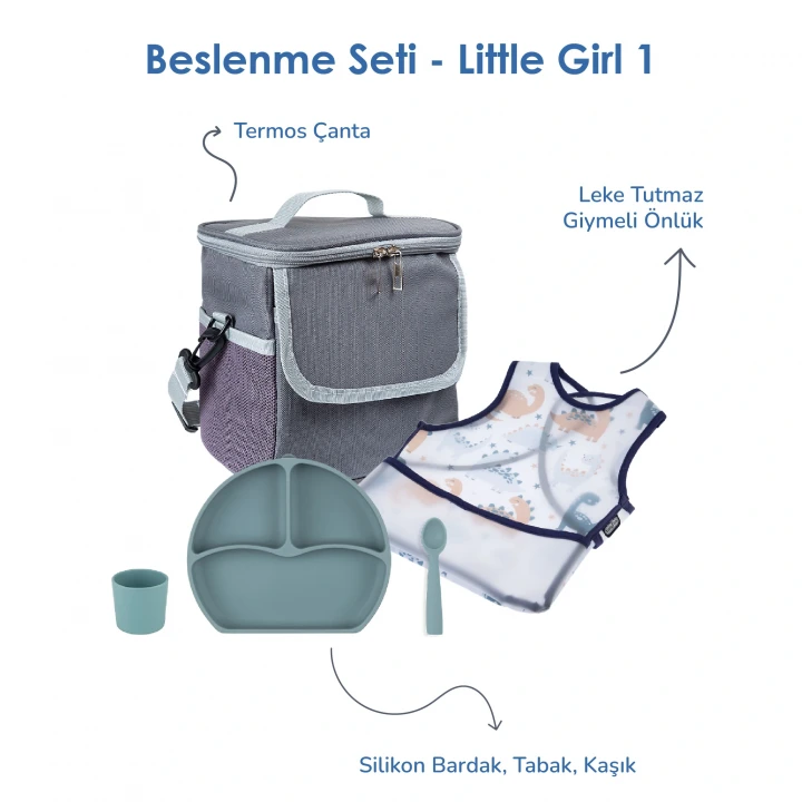 Babyjem Bebek Hediye Beslenme Seti Little Boy 5 Parça