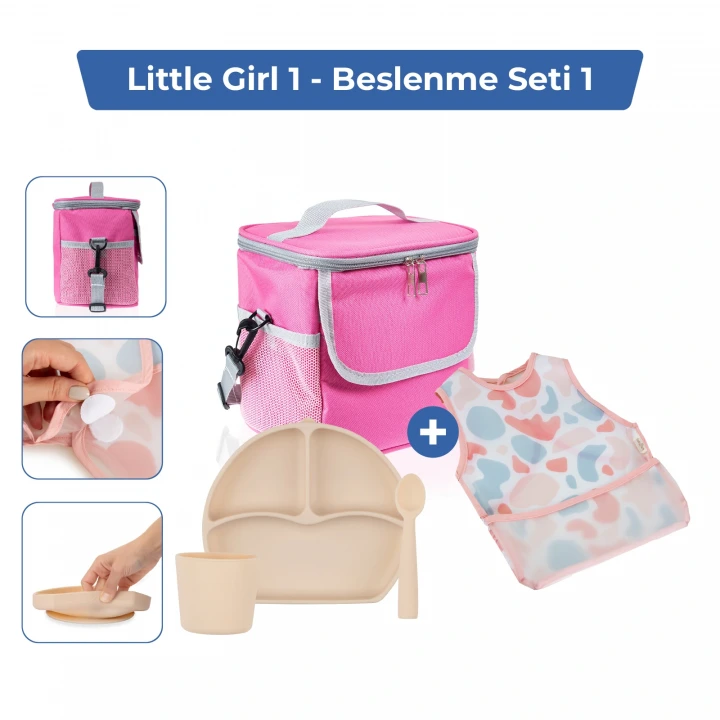 Babyjem Bebek Hediye Beslenme Seti Little Girl 5 Parça