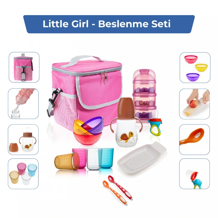 Babyjem Bebek Hediye Beslenme Seti Little Girl 8 Parça