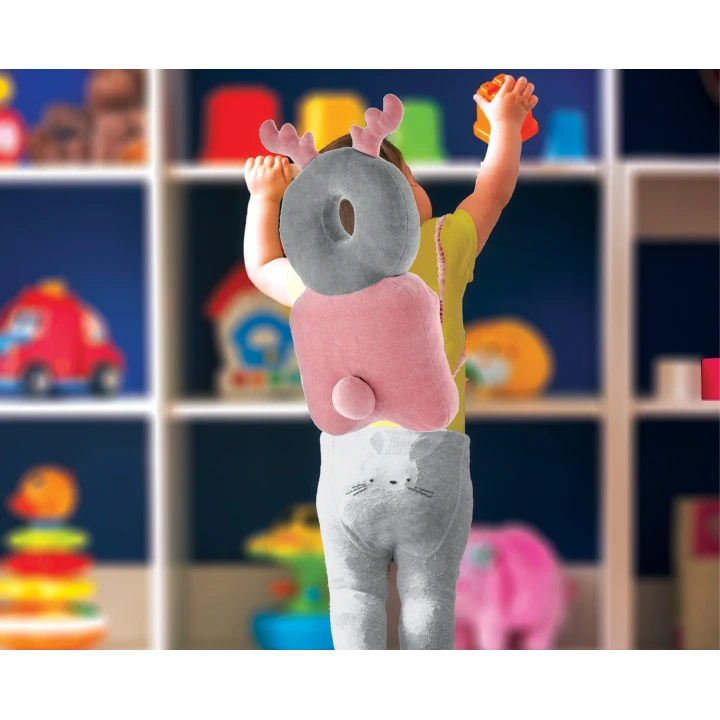 Babyjem Bebek Melek Kanadı Koruma Yastığı Pembe Kadife