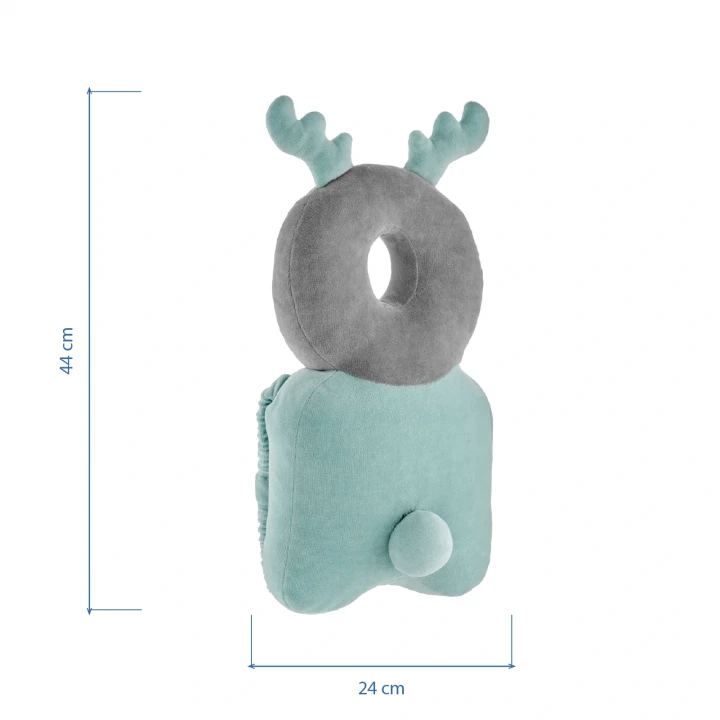 Babyjem Bebek Melek Kanadı Koruma Yastığı Yeşil Kadife