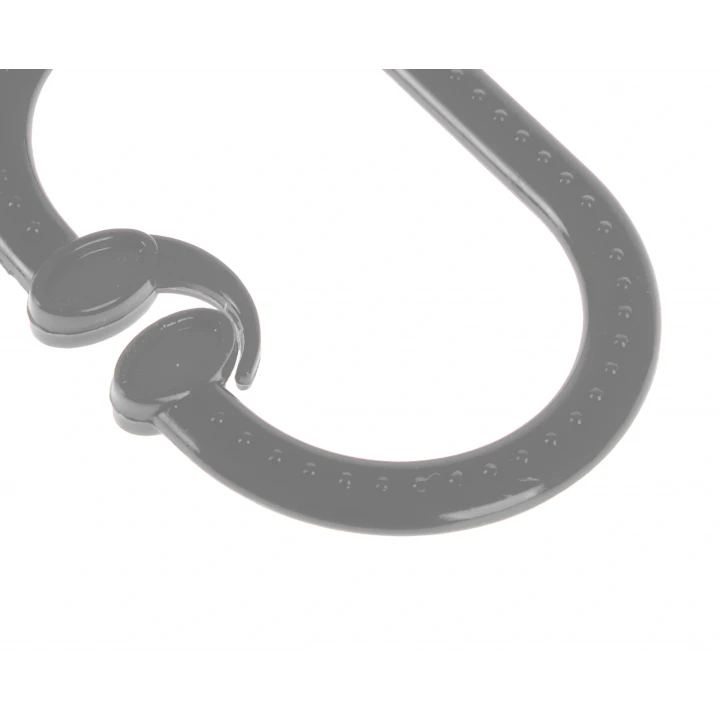 Babyjem Pusete Asılabilir Oval Sesli Çıngırak Gri