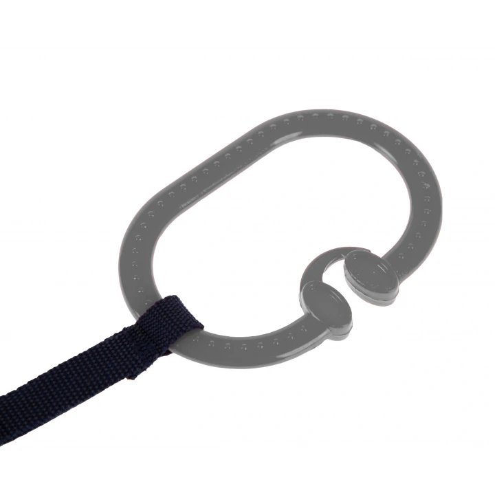 Babyjem Pusete Asılabilir Oval Sesli Çıngırak Gri