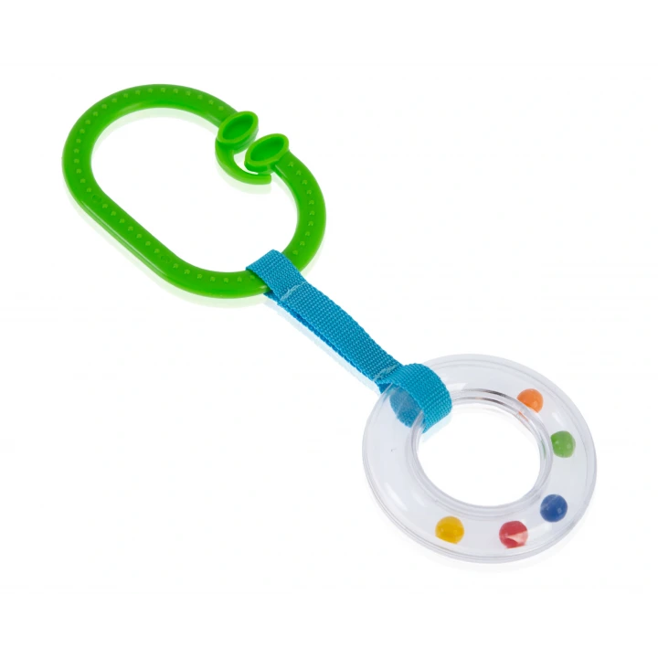 Babyjem Pusete Asılabilir Oval Sesli Çıngırak Yeşil