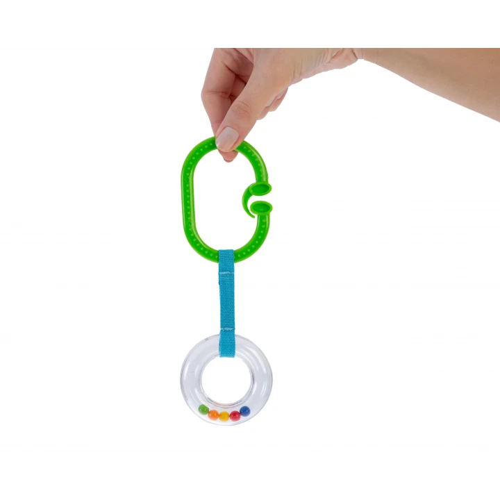 Babyjem Pusete Asılabilir Oval Sesli Çıngırak Yeşil