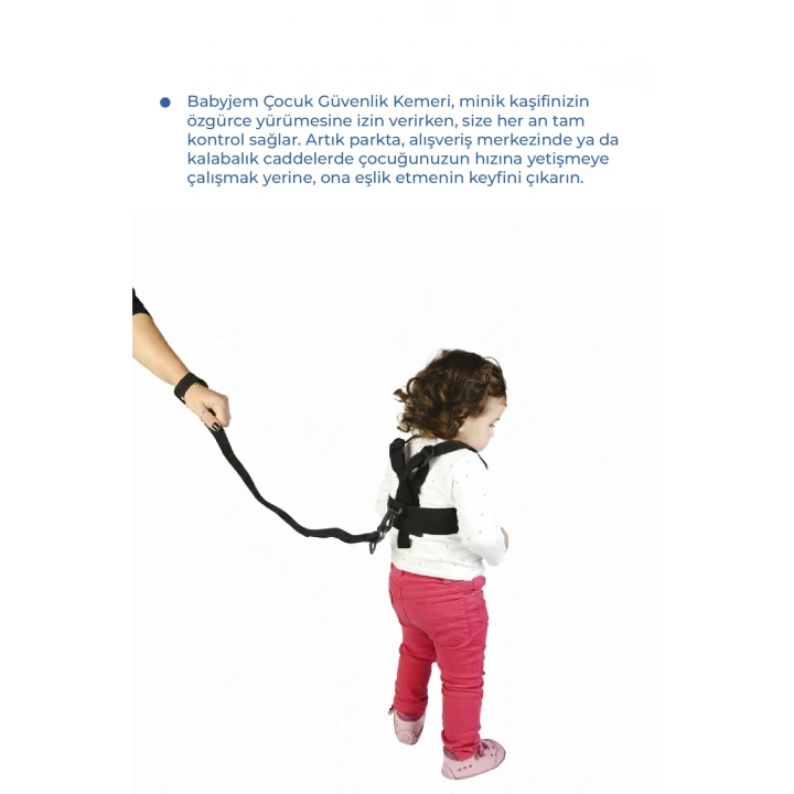 Babyjem Çocuk Güvenlik Kemeri Siyah