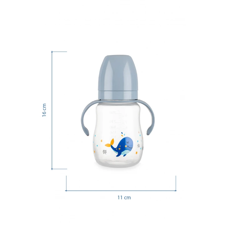Babyjem Damlatmayan Suluk Alıştırma Bardağı 250 ml Gri