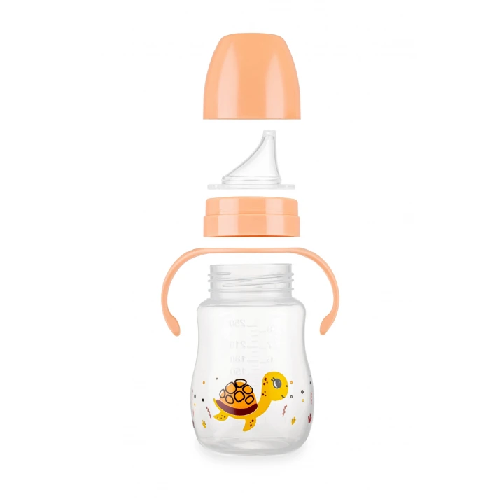 Babyjem Damlatmayan Suluk Alıştırma Bardağı 250 ml Turuncu