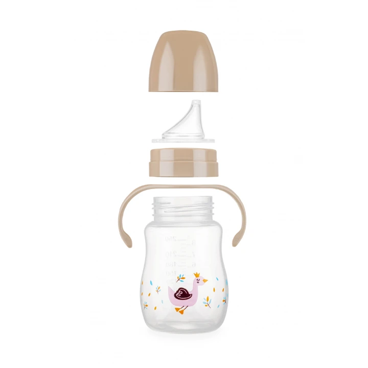 Babyjem Damlatmayan Suluk Alıştırma Bardağı 250 ml Vizon