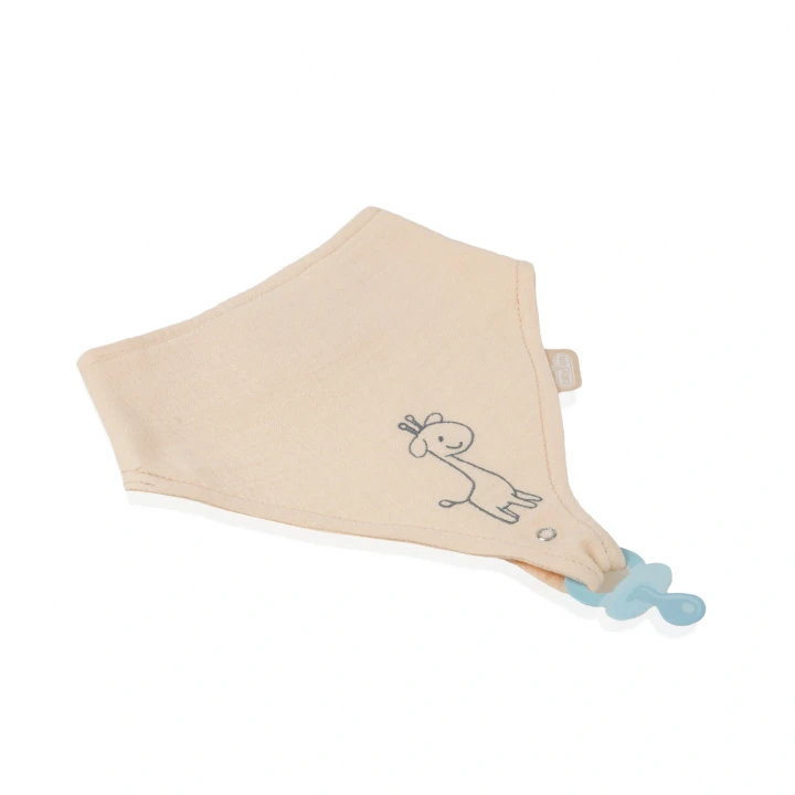 Babyjem Emzik Askılı Müslin Önlük Somon