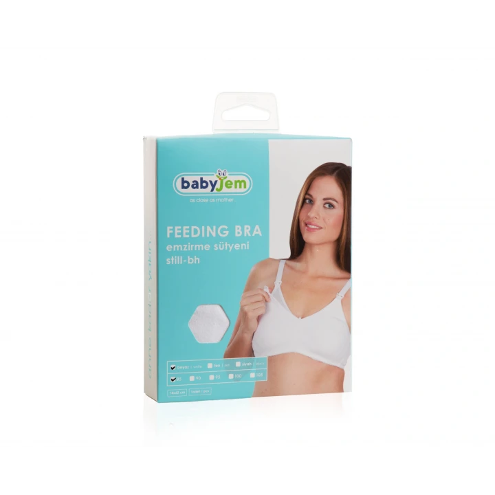 Babyjem Emzirme Sütyeni 95 Beden Beyaz