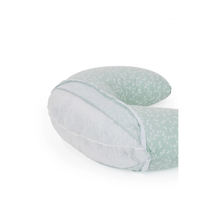 Babyjem Emzirme Ve Destek Minderi Yeşil Çiçek