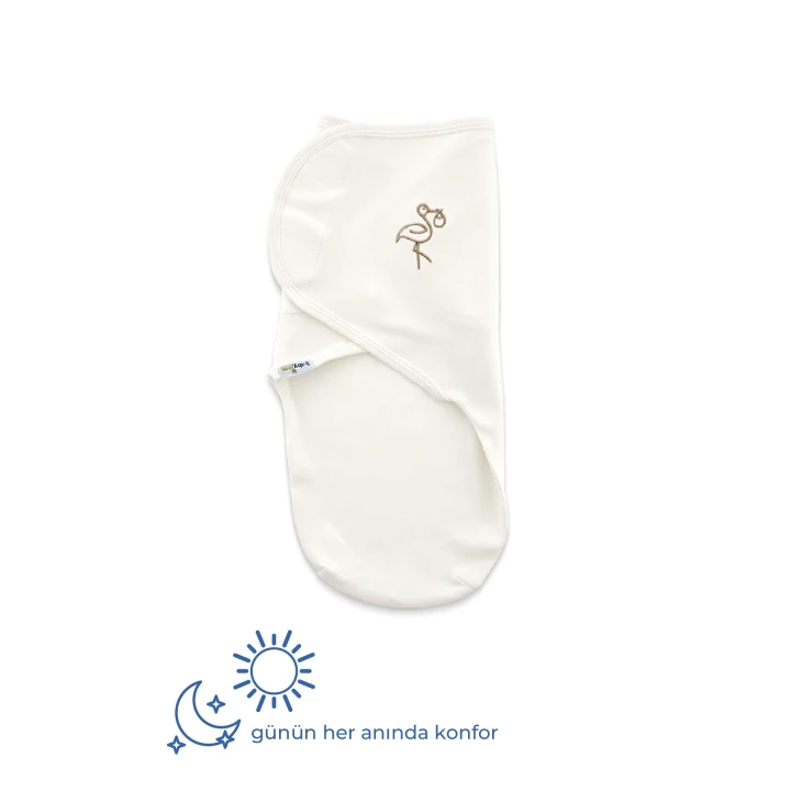 Babyjem İnterlog Pamuklu Kundak Ekru