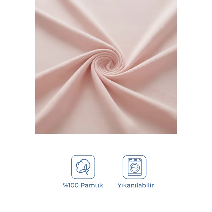 Babyjem İnterlok Pamuklu Bebek Kundak Somon