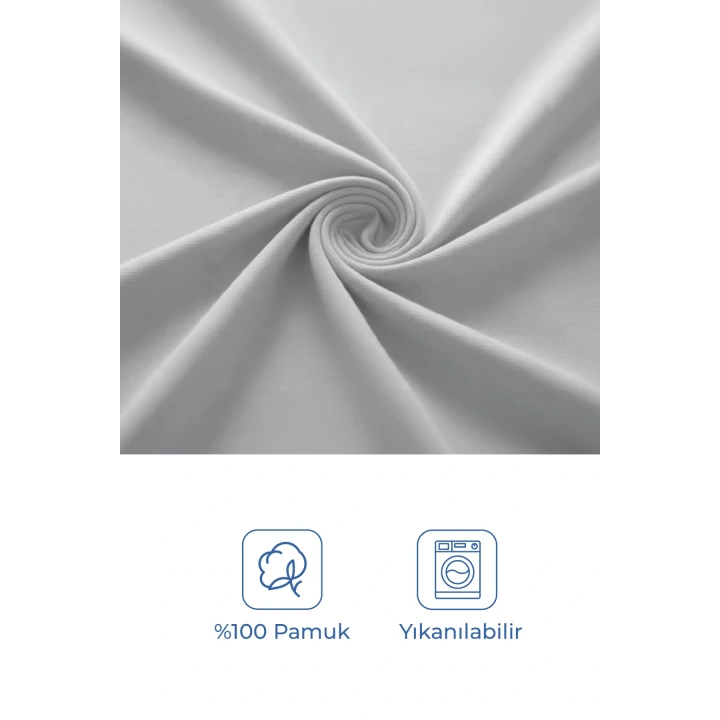 Babyjem İnterlok Pamuklu Kundak Gri