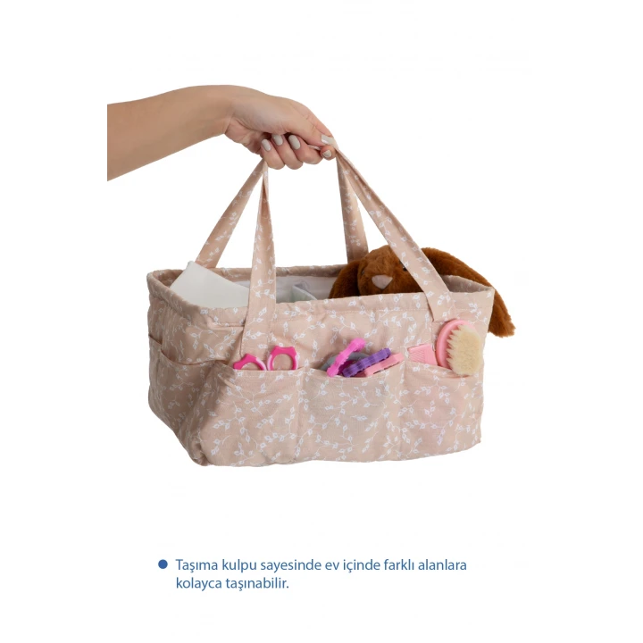 Babyjem Katlamalı Anne&Bebek Organizer Somon Çiçek