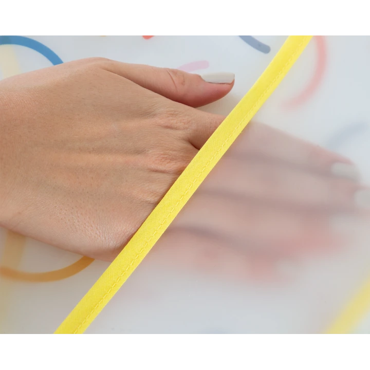 Babyjem Leke Tutmaz Giymeli Sarı Gülen Yüz Önlük