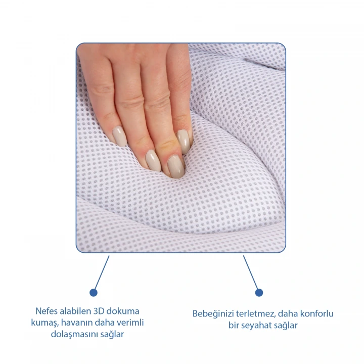 Babyjem Nefes Alabilen Kumaş Air Ana Kucağı Pedi