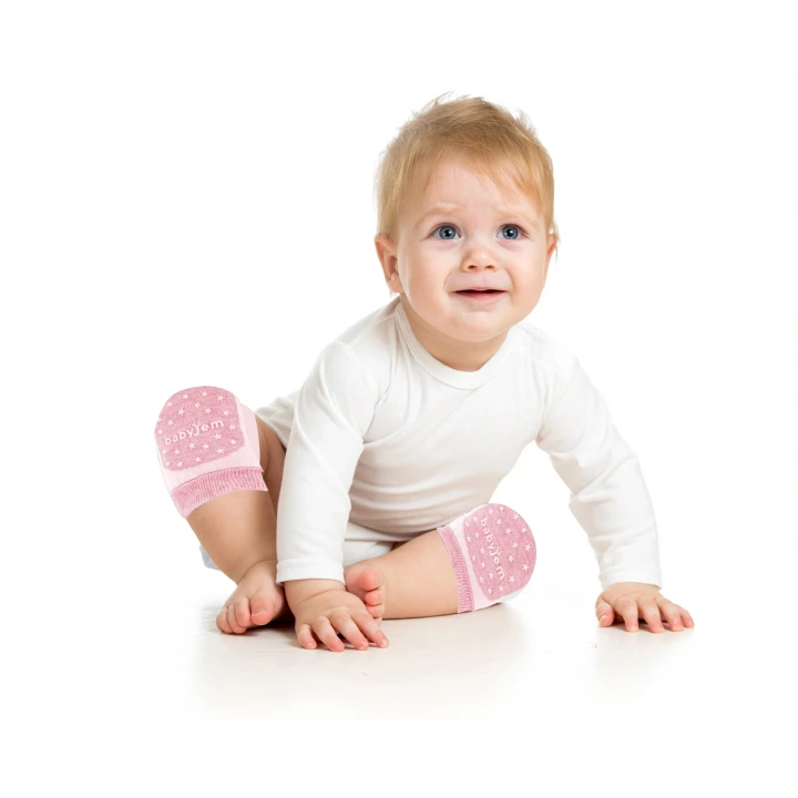 Babyjem Örgü Emekleme Dizliği Pembe