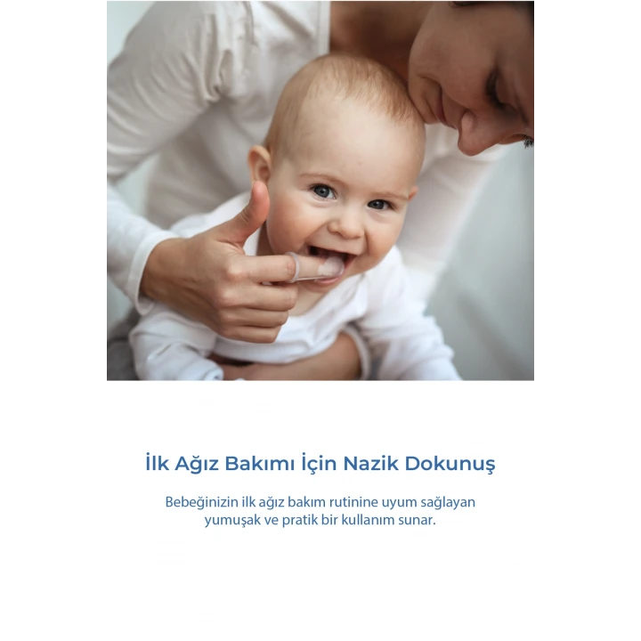 Babyjem Parmak Diş Fırçası + Saklama Kabı Hediyeli