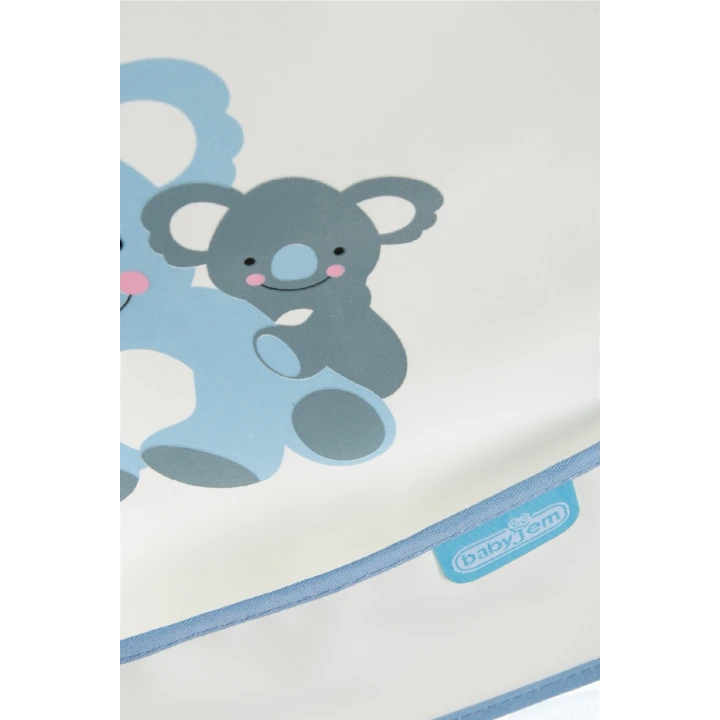 Babyjem Poli Muşamba Önlük Küçük Mavi