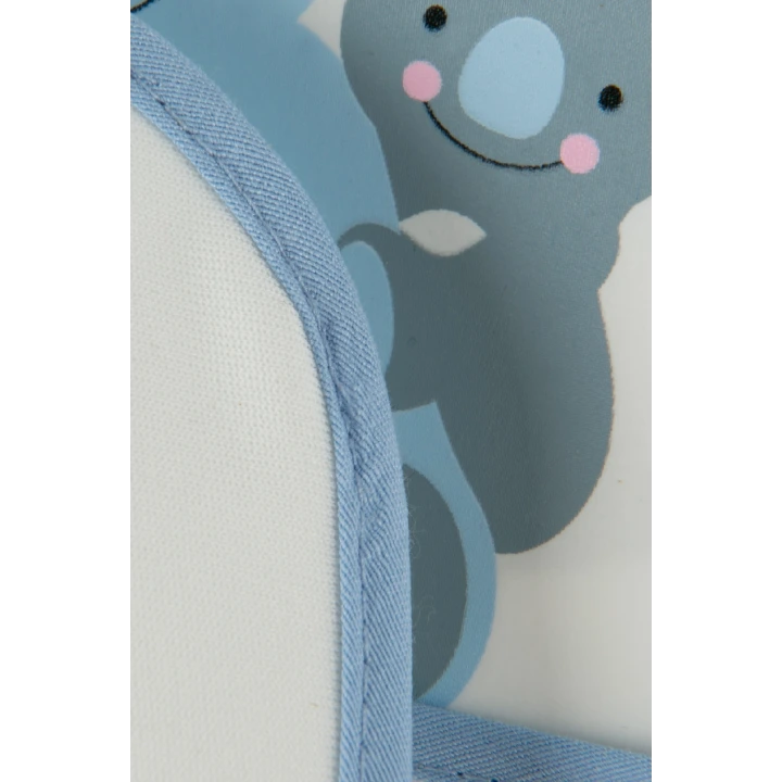 Babyjem Poli Muşamba Önlük Küçük Mavi