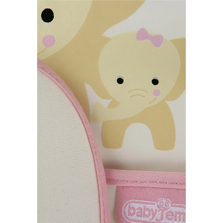 Babyjem Poli Muşamba Önlük Küçük Pembe