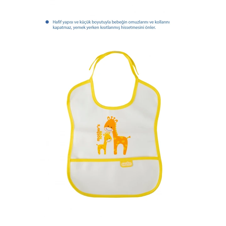 Babyjem poli Muşamba Önlük Küçük Sarı
