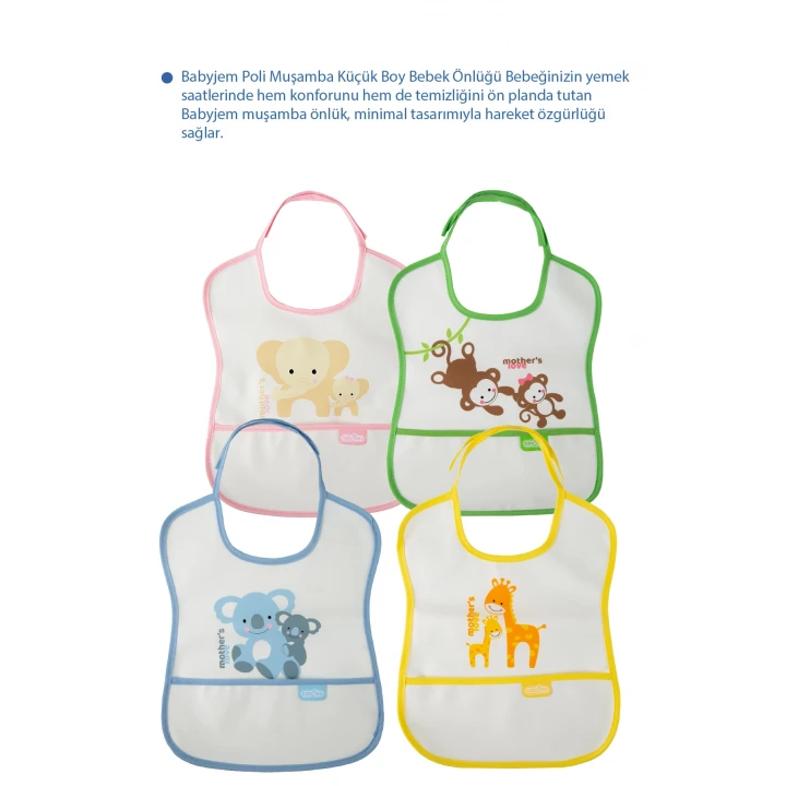 Babyjem poli Muşamba Önlük Küçük Sarı