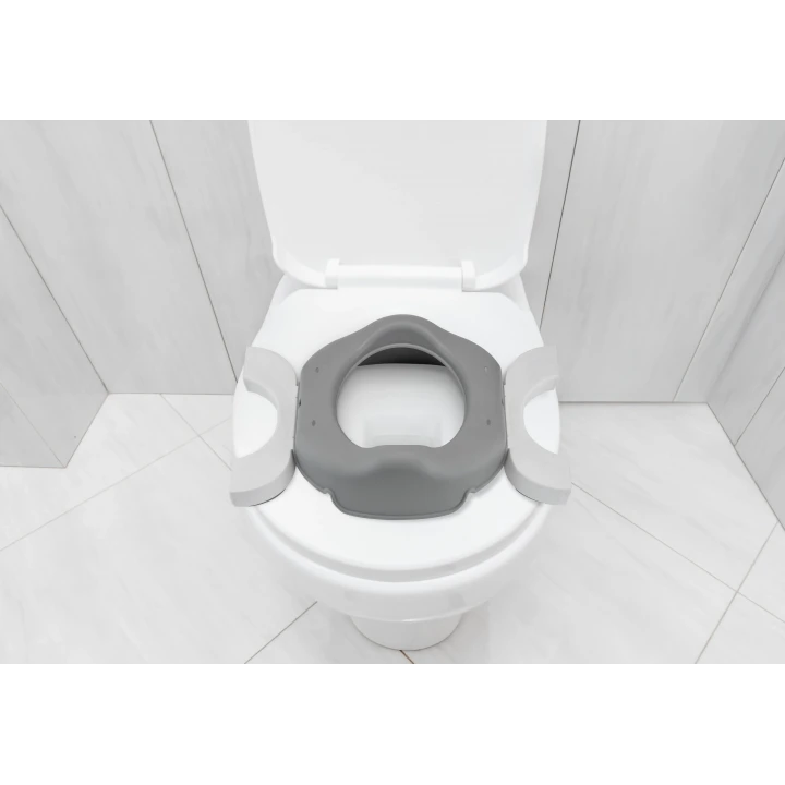 Babyjem Portatif Katlanabilir Lazımlık Soft Gri New Color