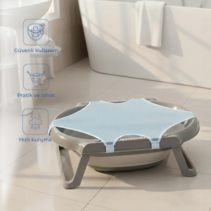 Babyjem Renkli Eko File Mavi