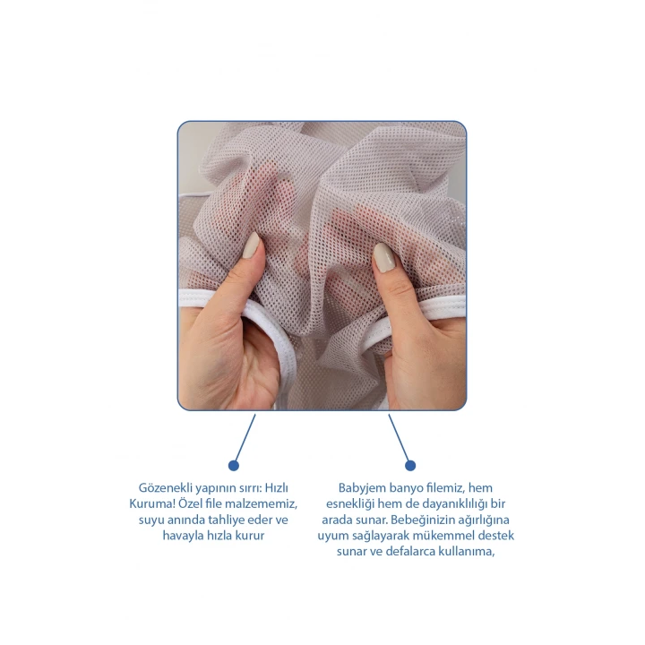 Babyjem Renkli Eko File Pembe